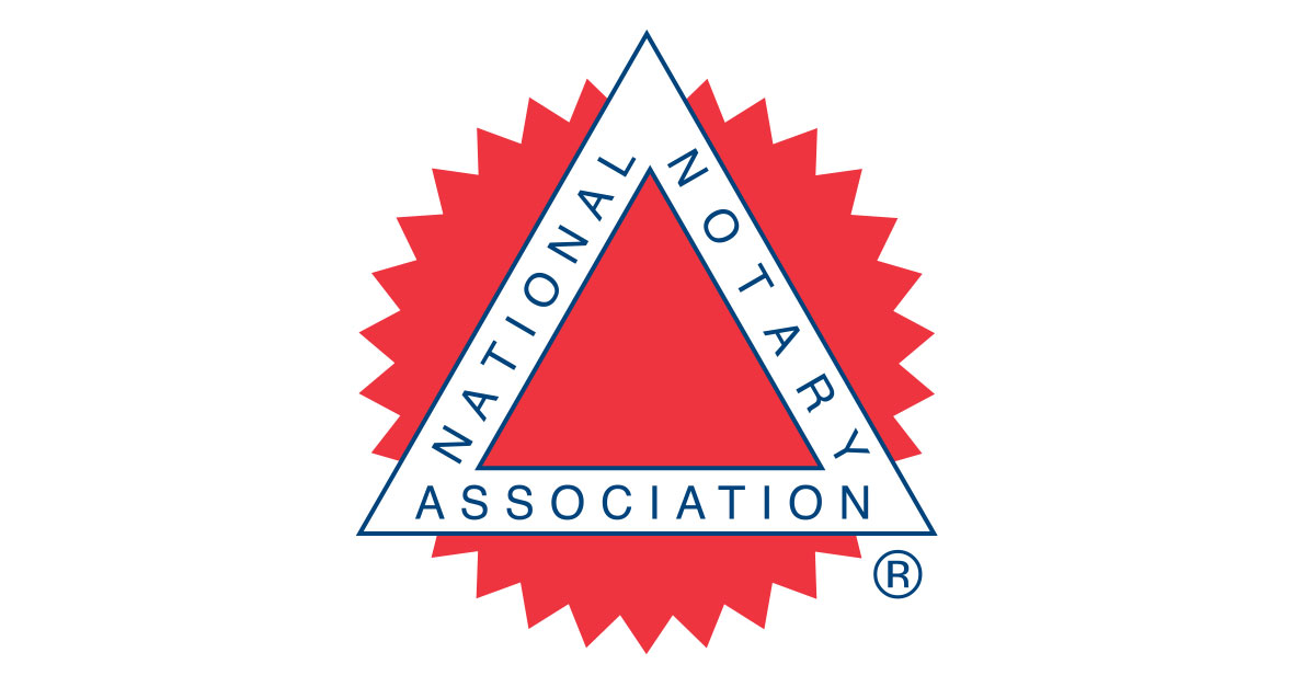National Notary Association certified member badge